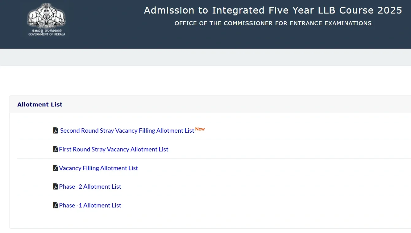 KLEE Allotment List 2026 PDF Download.webp