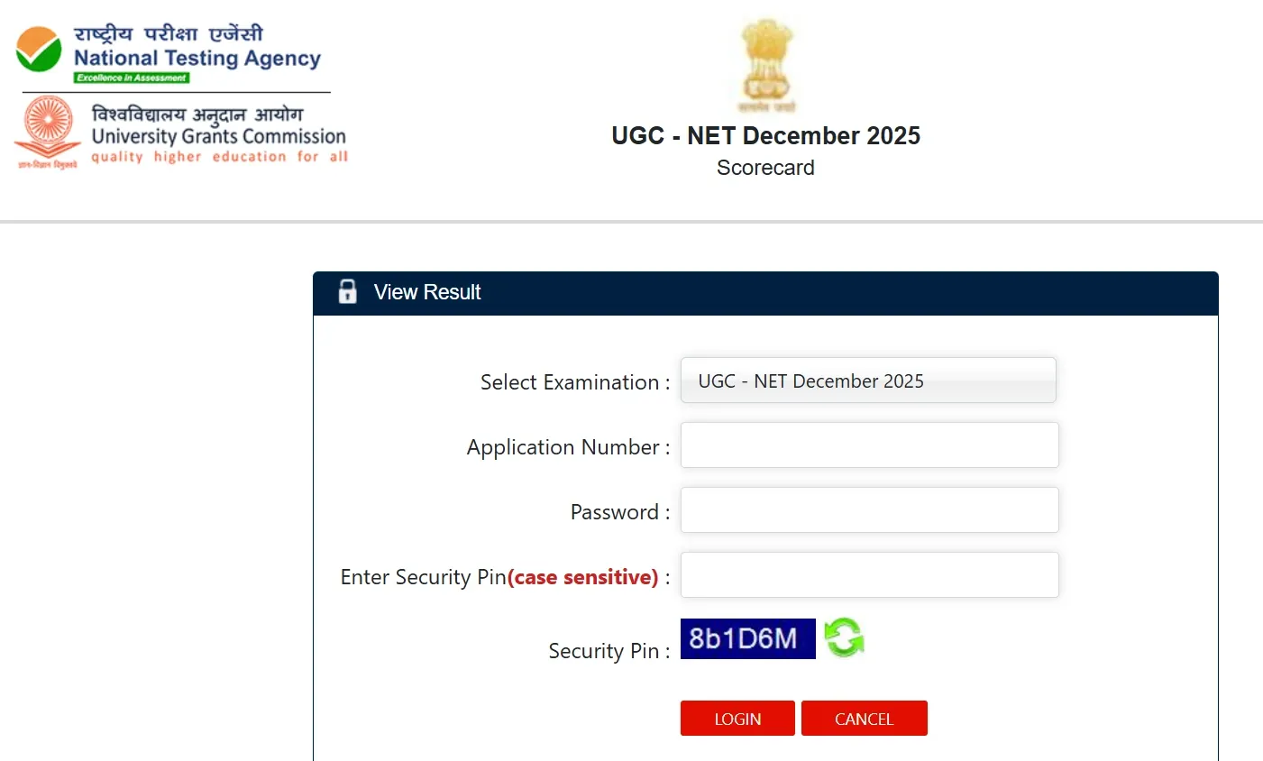 UGC NET December 2025 Score Card.webp